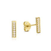 Cercei aur 14K cu pietre DiAmanti PSE0067G14K-AS